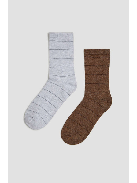 Moodo 2er-Pack gestreifte Socken Moodo