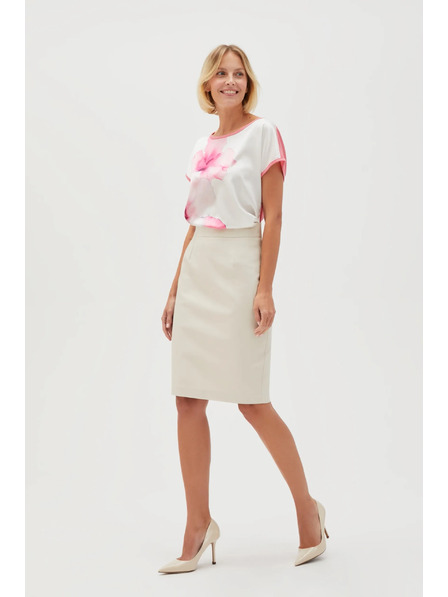 Moodo Bleistiftrock beige Moodo