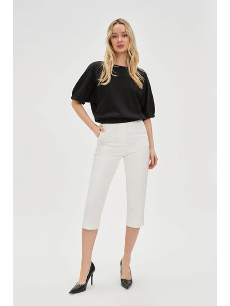 Moodo Weiße Schlaghose Moodo