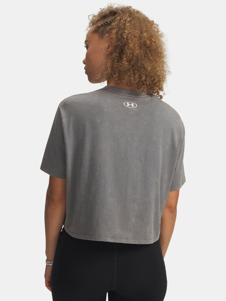 Under Armour Damen-T-Shirt Under Armour UA Rival Boxy Tee Wash