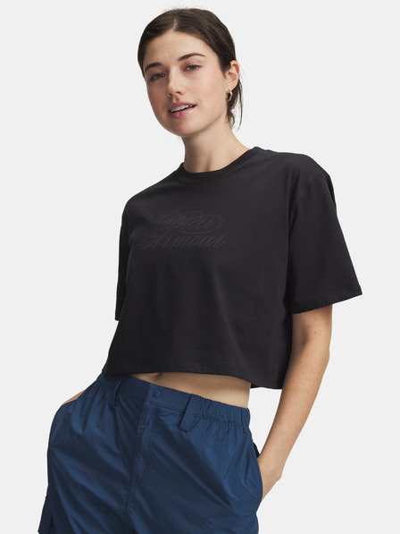 Under Armour Damen-T-Shirt Under Armour UA W SCRIPTHEART CROP SS