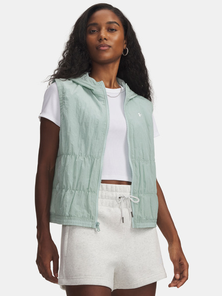 Under Armour Damen-Weste Under Armour UA Rival Woven Ruched Vest