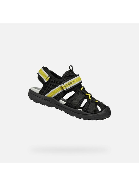 Geox Schwarze Jungen-Sandalen Geox Vaniett