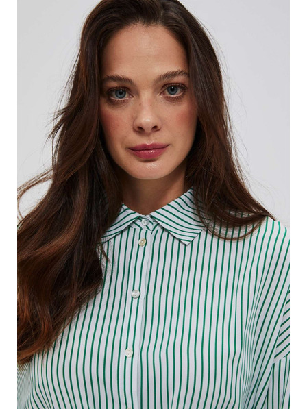 Moodo Gestreiftes Damenhemd Moodo
