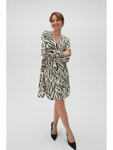 Moodo Gemustertes Damen-Kleid Moodo