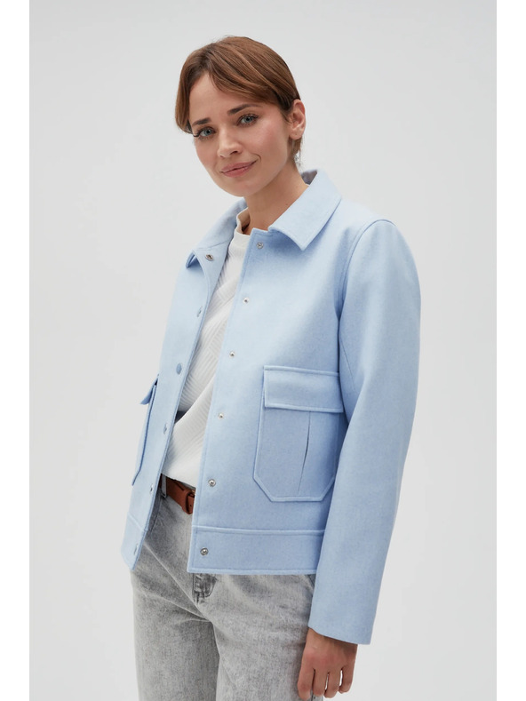 Moodo Hellblaue Damenjacke Moodo