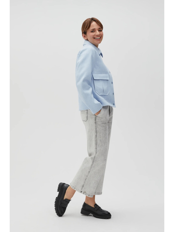 Moodo Hellblaue Damenjacke Moodo