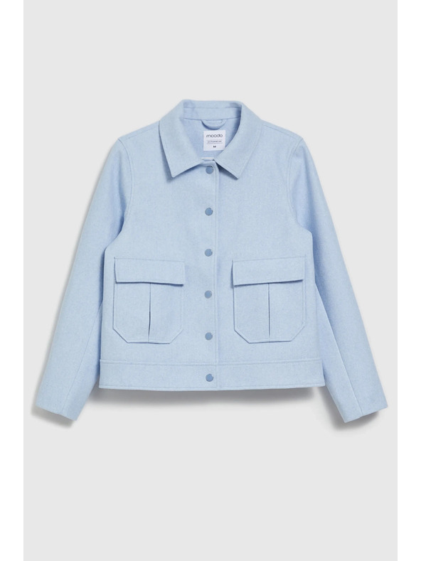 Moodo Hellblaue Damenjacke Moodo