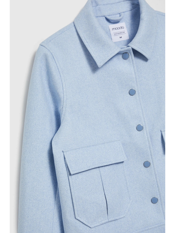 Moodo Hellblaue Damenjacke Moodo