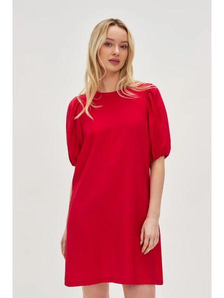 Moodo Rotes Damen-Kleid Moodo
