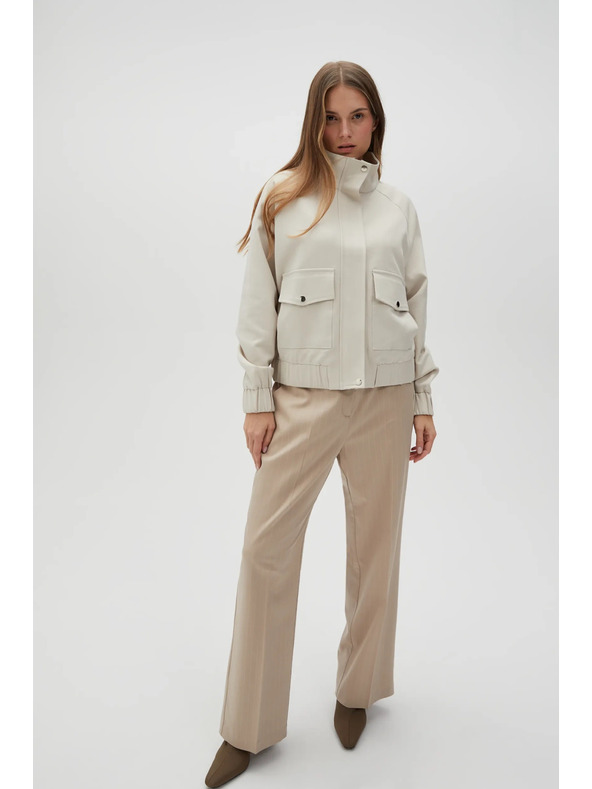 Moodo Hellbeige Damenjacke