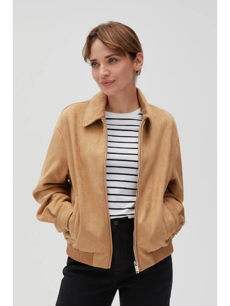 Moodo Beige Damenjacke