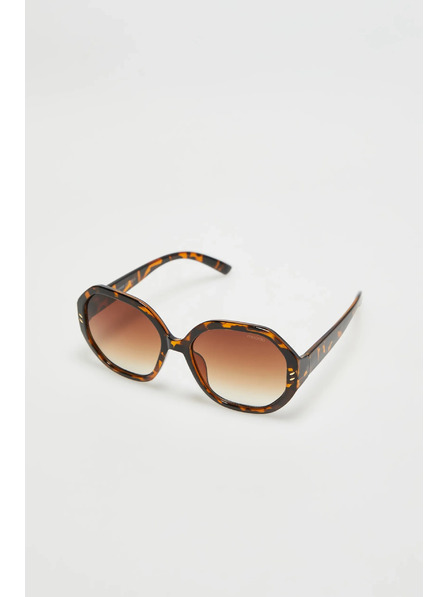 Moodo Brille mit runden Gläsern braun Moodo