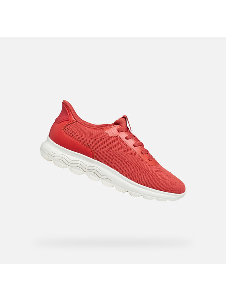 Geox Rote Damenschuhe Geox Spherica Plus Fast in