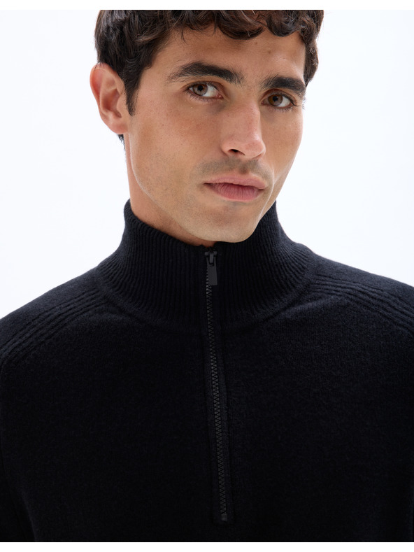 Celio Cewoolcam Pullover mit Stehkragen