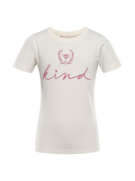 ALPINE PRO Kinder-T-Shirt aus Bio-Baumwolle ALPINE PRO ECOMO 2 creme Variante pa