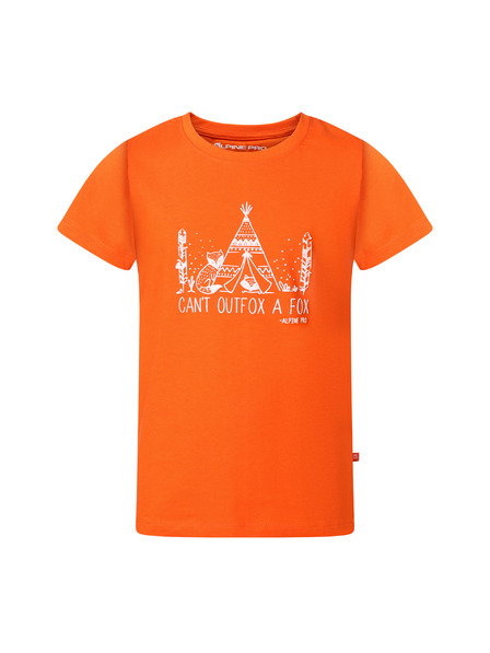ALPINE PRO Kinder-Schnelltrocknungs-T-Shirt ALPINE PRO REJO spicy orange Variante pa