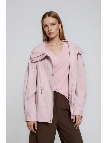 Moodo Jacke mit Kapuze rosa Moodo