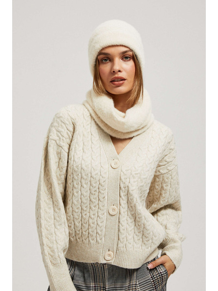 Moodo Glatte Mütze sandfarben Moodo