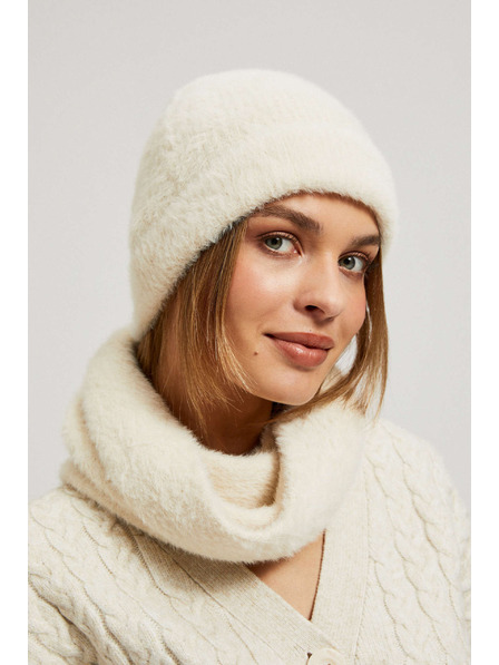 Moodo Glatte Mütze sandfarben Moodo