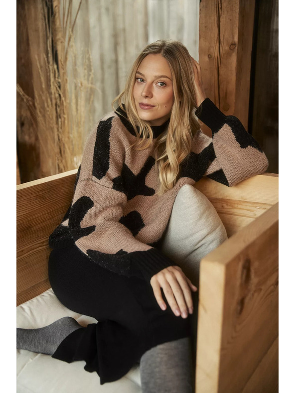 Moodo Gemusterter Pullover Moodo