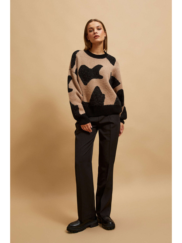 Moodo Gemusterter Pullover Moodo