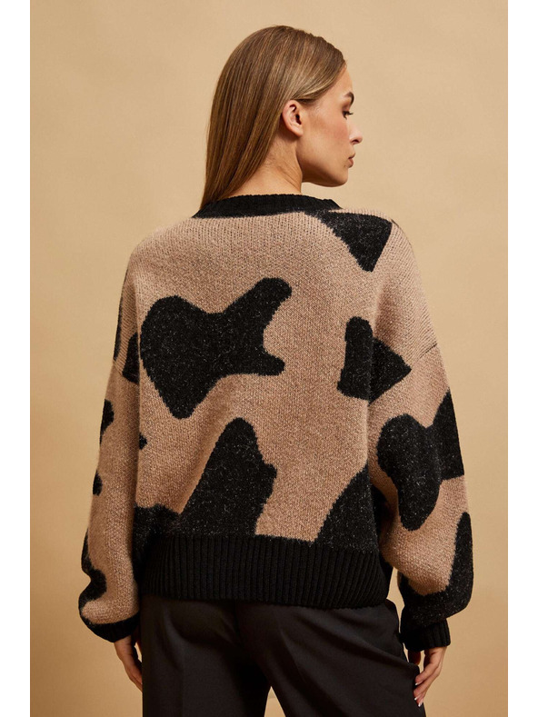 Moodo Gemusterter Pullover Moodo