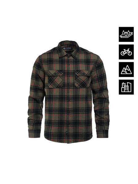 Horsefeathers Wasserabweisendes technisches Hemd Dough - tarmac