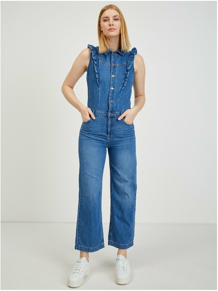 Orsay Blauer Jeans-Overall Damen ORSAY