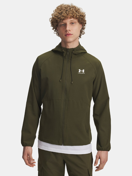 Under Armour Herren Jacke Under Armour UA Vibe Woven Jacket-GRN