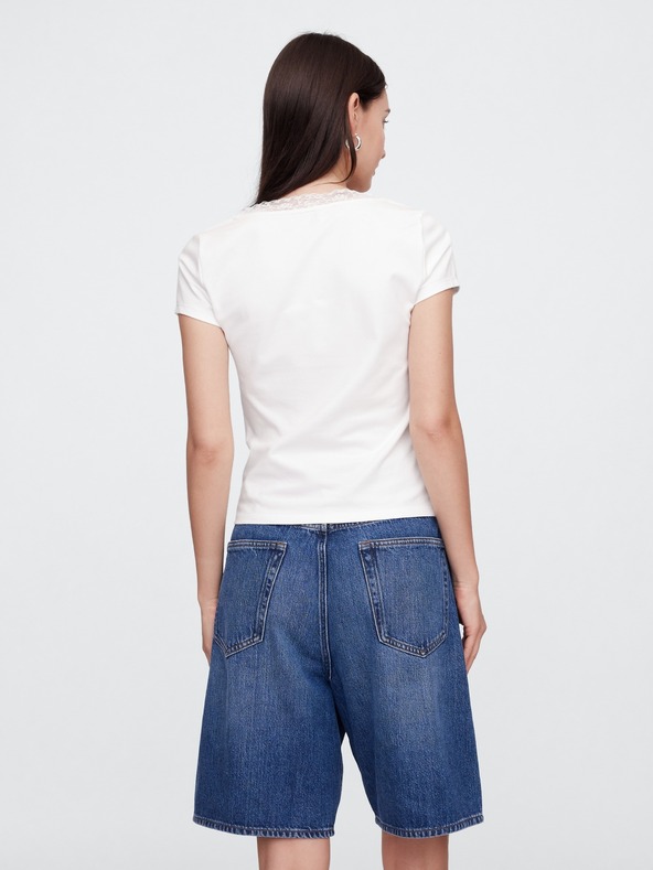 GAP T-Shirt mit Spitze GAP