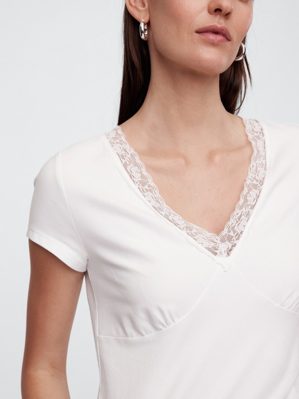 GAP T-Shirt mit Spitze GAP