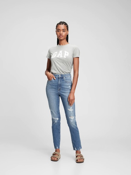 GAP Slim High Rise Destructed Vintage Jeans GAP