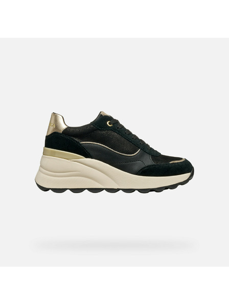 Geox Schwarze Damen-Sneaker Geox Spherica EC13