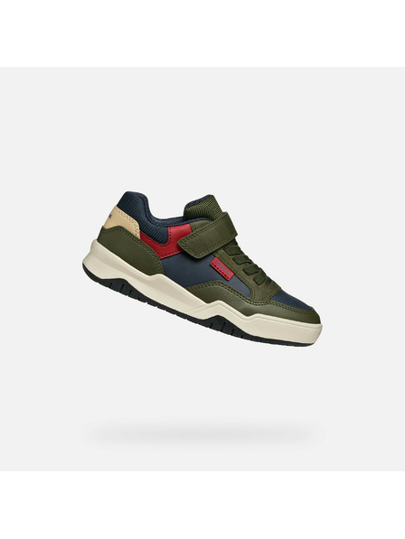 Geox Khaki Geox Perth Kindersneaker