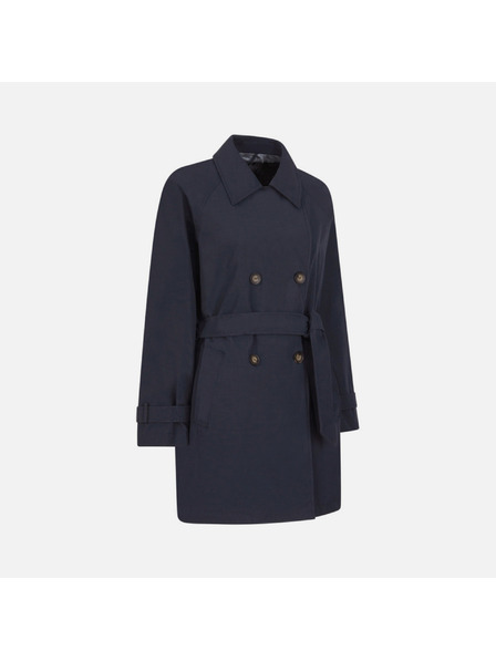 Geox Dunkelblauer Damen-Trenchcoat Geox Ilde