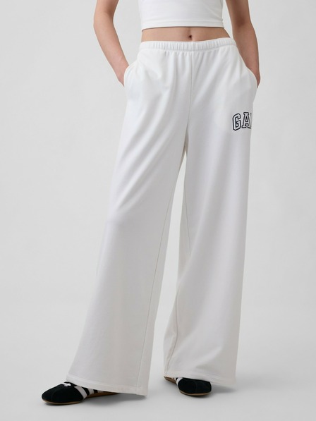 GAP Jogginghose mit Logo wide-leg GAP
