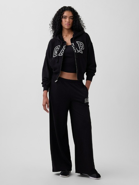 GAP Jogginghose mit Logo wide-leg GAP