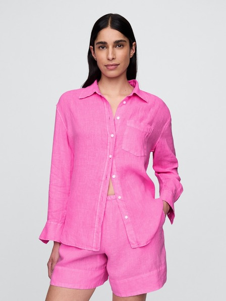 GAP Leinen-Oversize-Hemd Big Shirt GAP