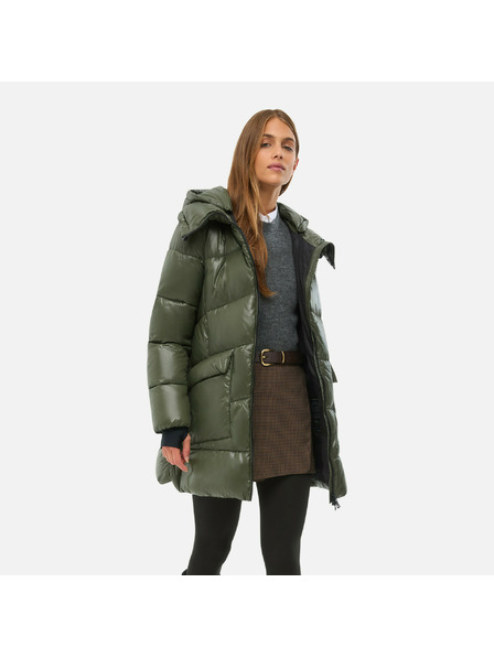 Geox Khaki Damen-Daunenjacke Geox Serilda