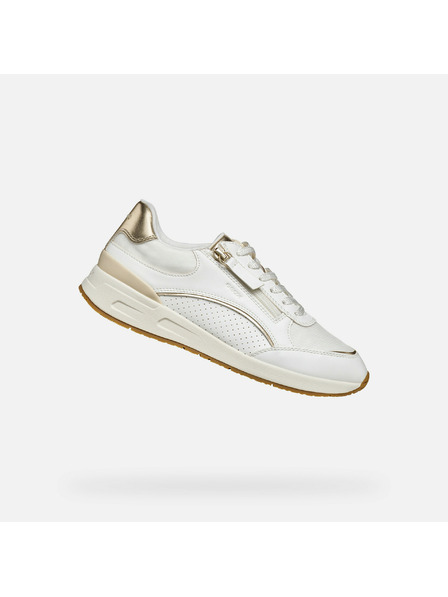 Geox Weiß Damen Geox Bulmya Turnschuhe