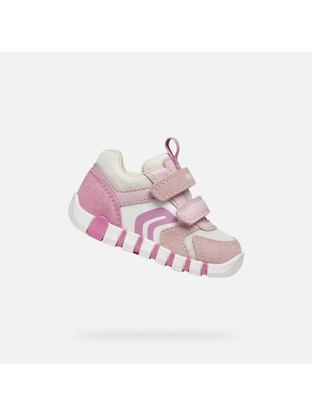 Geox Rosa Mädchen-Schuhe für erste Schritte Geox Iupidoo