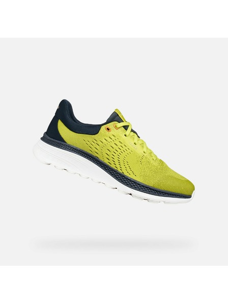 Geox Hellgrüne Herren-Sneaker Geox Spherica Actif X1