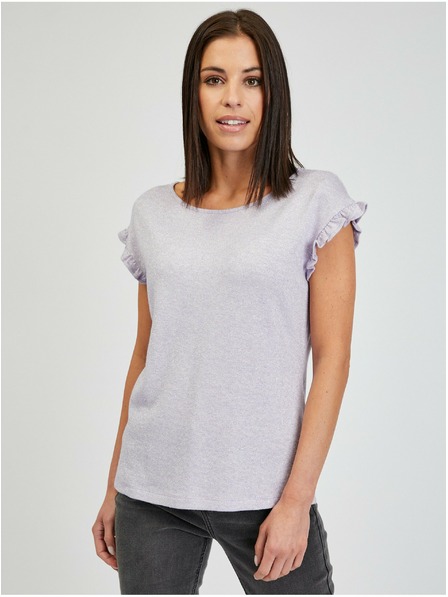 Orsay Hellviolettes Damen-T-Shirt ORSAY