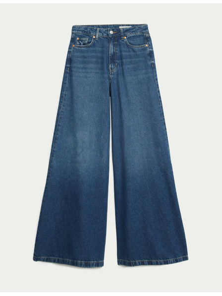 Marks & Spencer Dunkelblaue weit geschnittene Damenjeans von Marks & Spencer