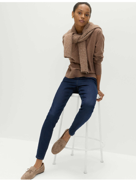 Marks & Spencer Marks & Spencer Dunkelblaue Damen Jeggings mit hoher Taille