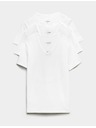 Marks & Spencer Dreier-Set Basic-T-Shirts für Herren in Weiß mit Marks & Spencer Cool & Fresh™ Technologie