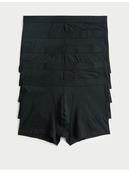 Marks & Spencer Fünfer-Set Boxershorts für Männer von Marks & Spencer schwarz