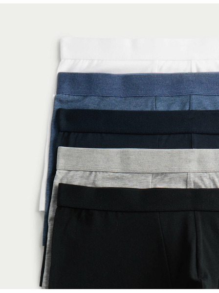 Marks & Spencer Fünfer-Set farbiger Marks & Spencer Boxershorts für Herren