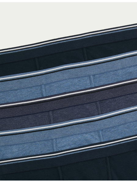 Marks & Spencer Fünferpack Herren-Boxershorts in blau Marks & Spencer